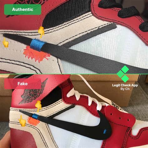 white jordan 1 Chicago fake